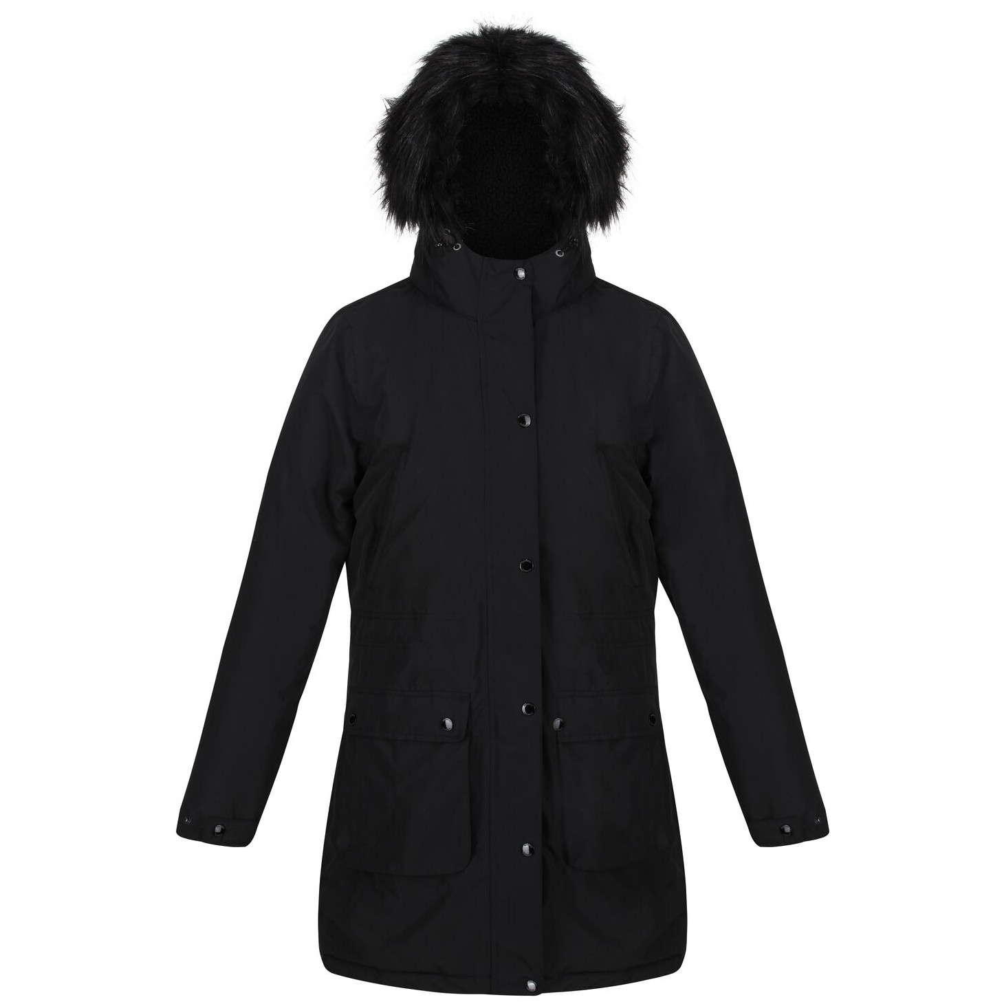 Dámský vyhřívaný kabát Regatta Voltera Parka Velikost: XL / Barva: černá