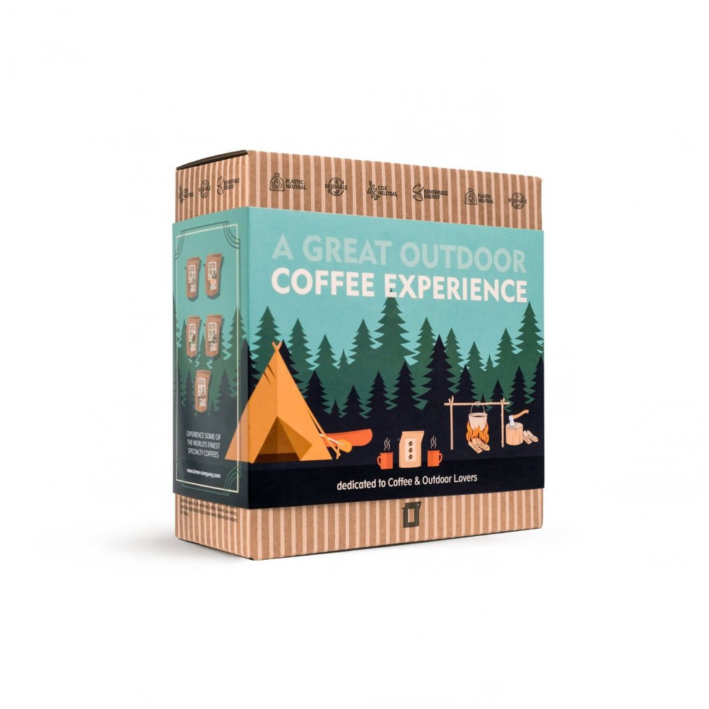 Dárkové balení Grower´s cup Box s kávovými konvičkami - outdoor 5x300ml