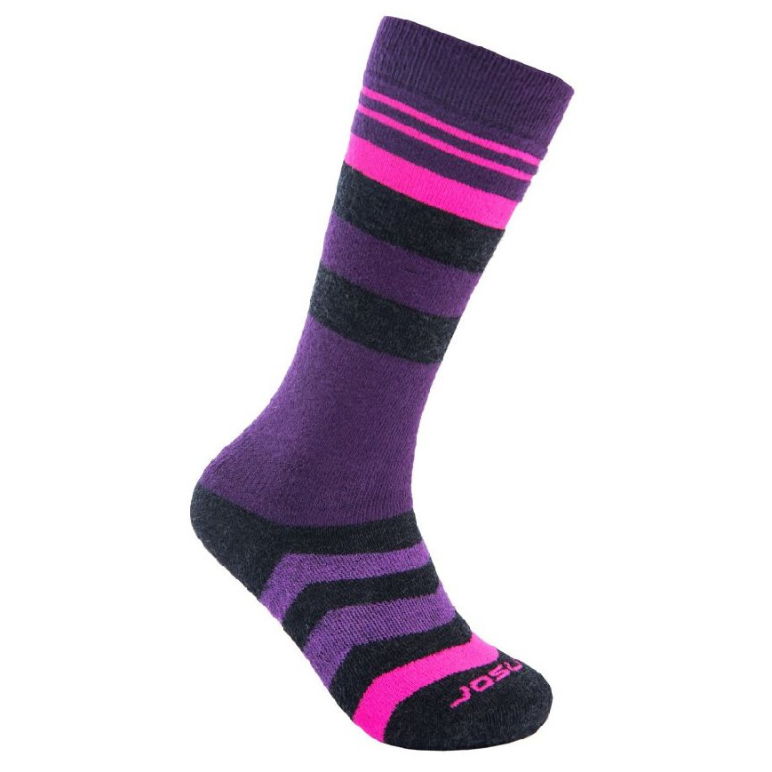Dětské ponožky Sensor Slope Merino Velikost ponožek: 33-34 / Barva: fialová/černá