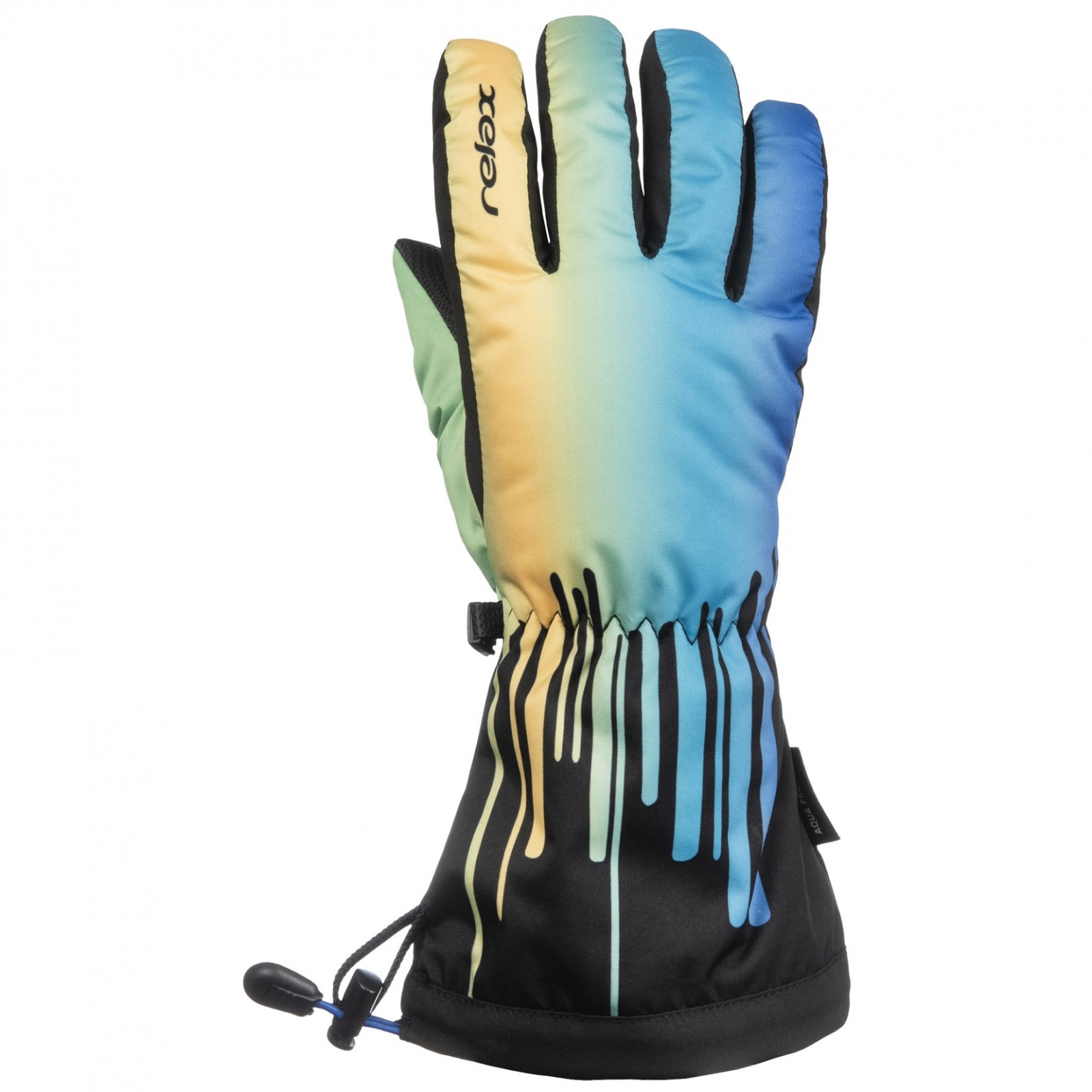 Dětské rukavice Relax Puzzy Velikost rukavic: 4-6 / Barva: modrá/žlutá
