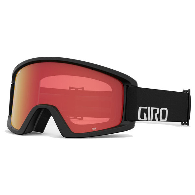 Lyžařské brýle Giro Semi Black Wordmark Amber Scarlet/Yellow Barva: černá