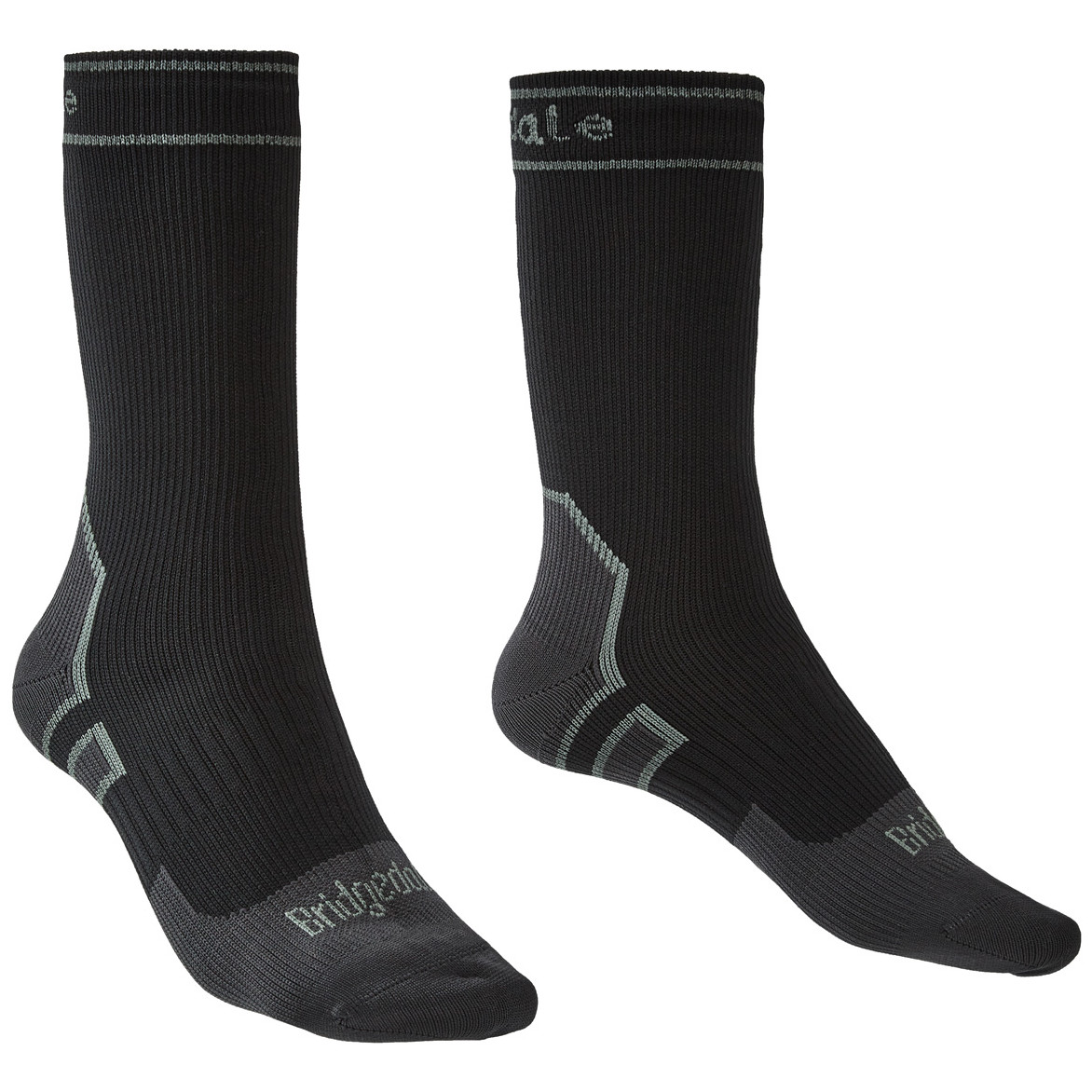 Nepromokavé ponožky Bridgedale Storm Sock LW Boot Velikost ponožek: 40-43 / Barva: černá