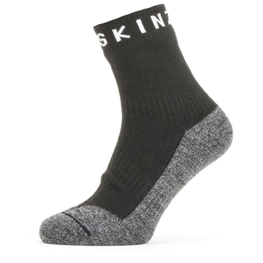 Nepromokavé ponožky SealSkinz Somerton Velikost ponožek: 43-46 / Barva: černá/šedá