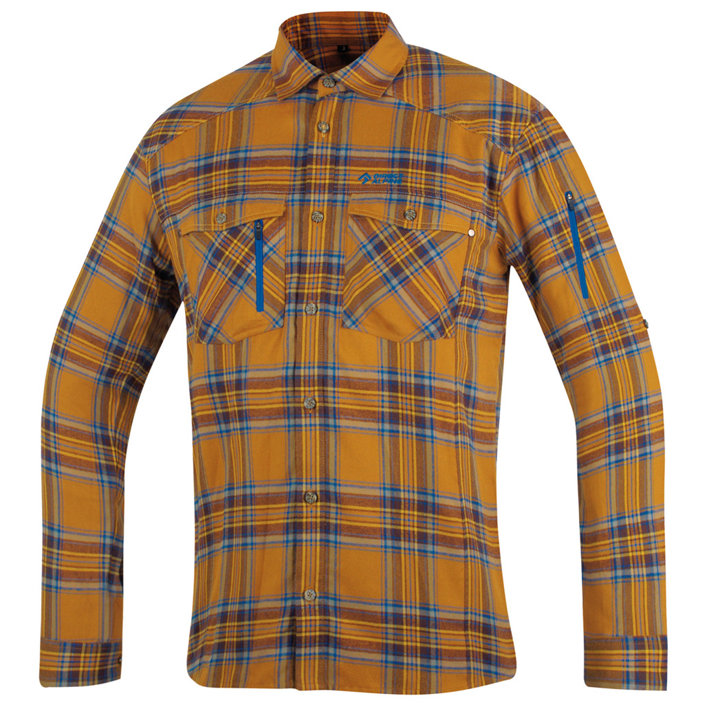 Pánská košile Direct Alpine Dawson Velikost: M / Barva: hnědá