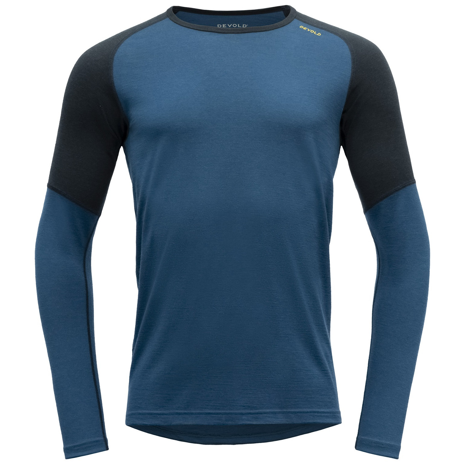 Pánské funkční triko Devold Jakta Merino 200 Shirt Velikost: XXL / Barva: modrá