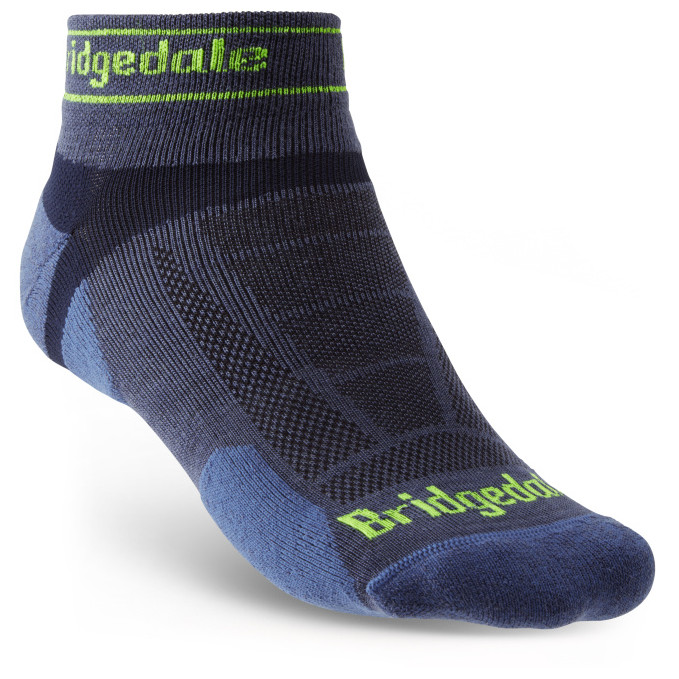 Ponožky Bridgedale Trail Run UL T2 MS Low Velikost ponožek: 40-43 / Barva: modrá