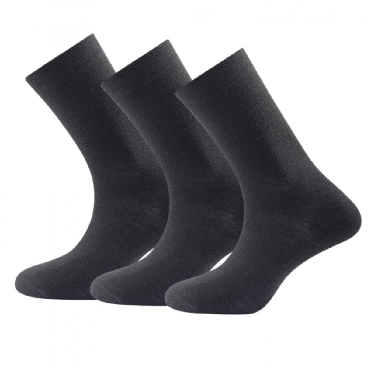 Ponožky Devold Daily Light Sock 3PK Velikost: 41-46 / Barva: černá