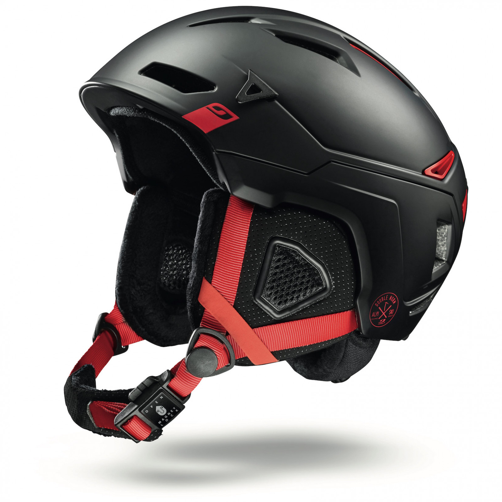 Přilba Julbo The Peak Velikost helmy: 54-56 cm / Barva: černá/červená