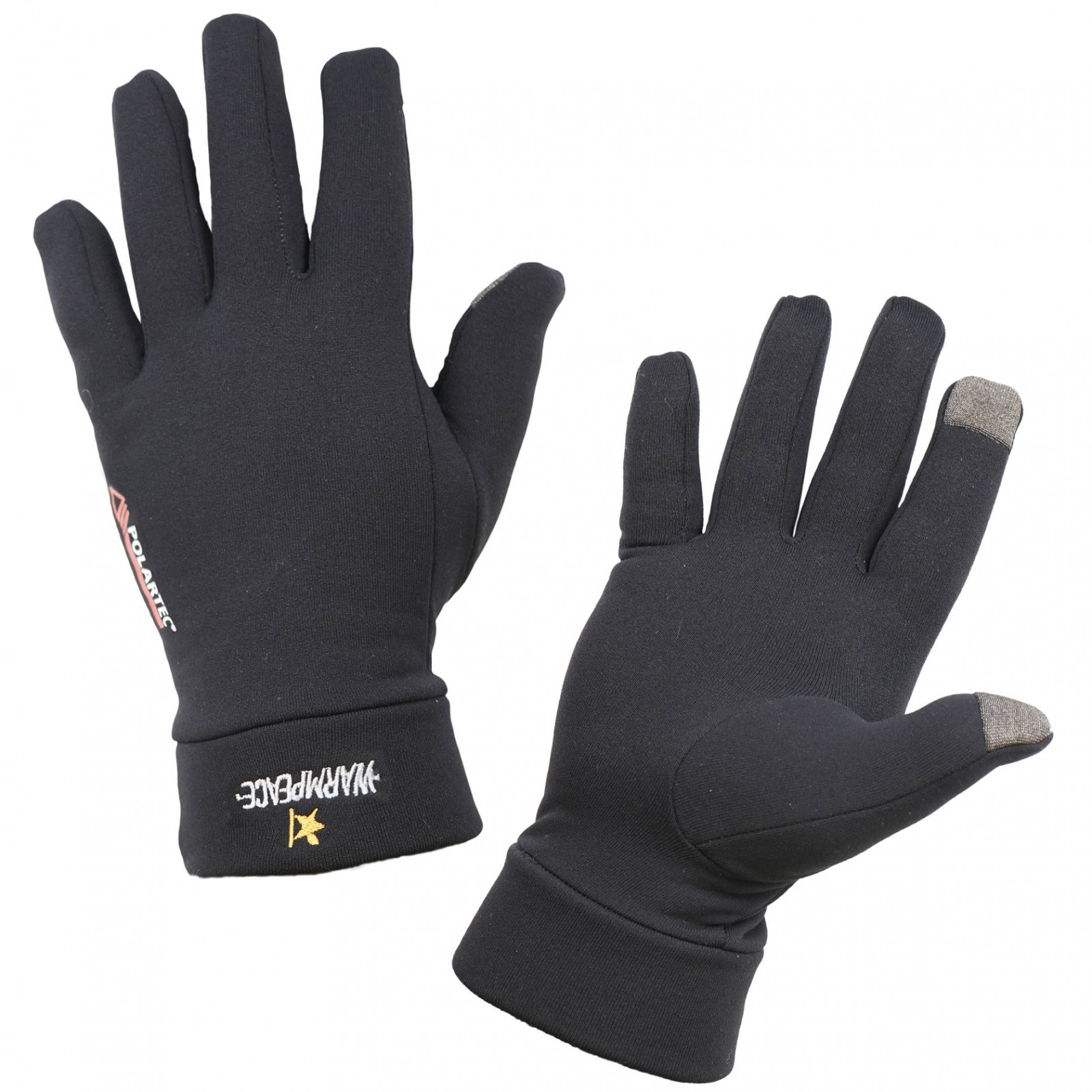 Rukavice Warmpeace Powerstretch touchscreen Velikost rukavic: XXL / Barva: černá