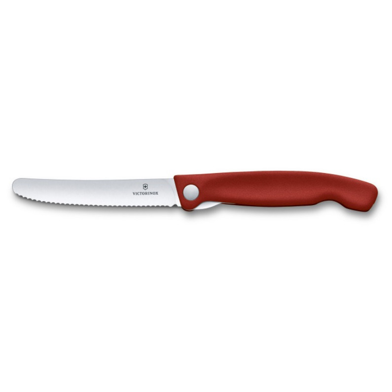 Skládací nůž Victorinox Swiss Classic - vlnkové ostří Barva: červená