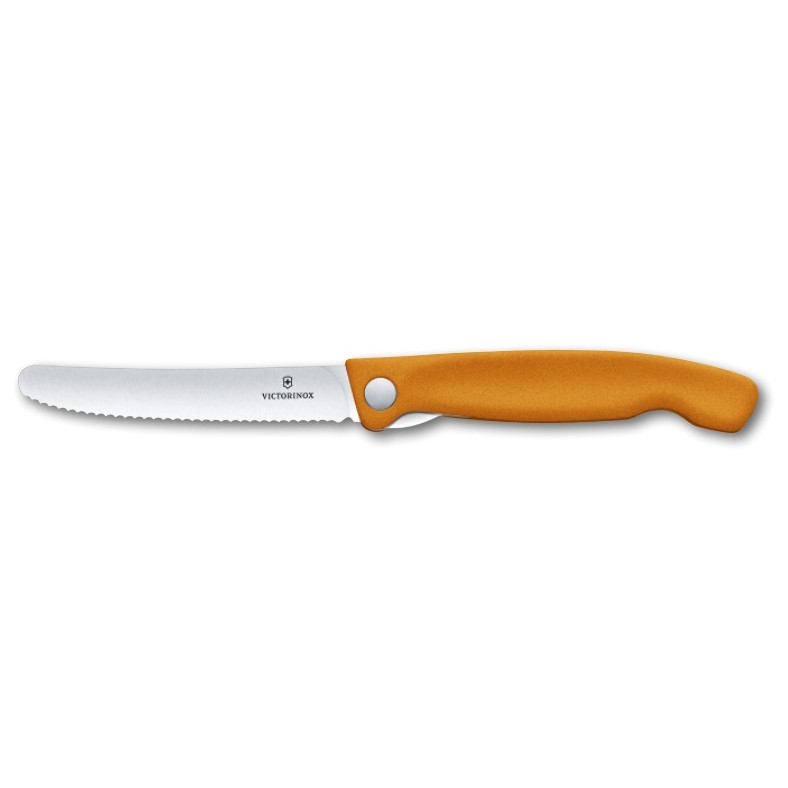 Skládací nůž Victorinox Swiss Classic - vlnkové ostří Barva: oranžová