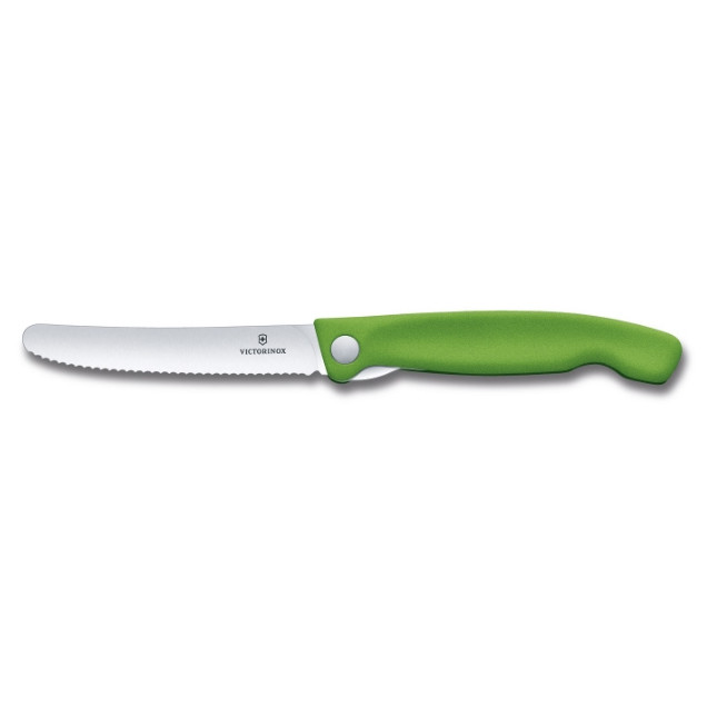 Skládací nůž Victorinox Swiss Classic - vlnkové ostří Barva: zelená