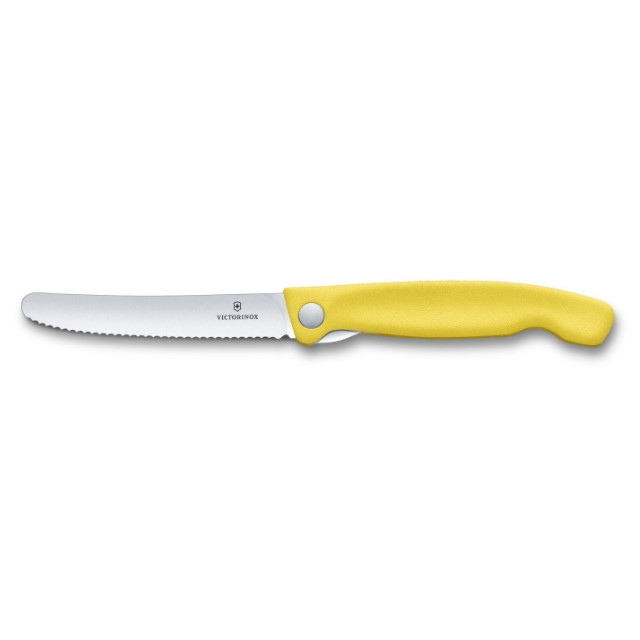 Skládací nůž Victorinox Swiss Classic - vlnkové ostří Barva: žlutá