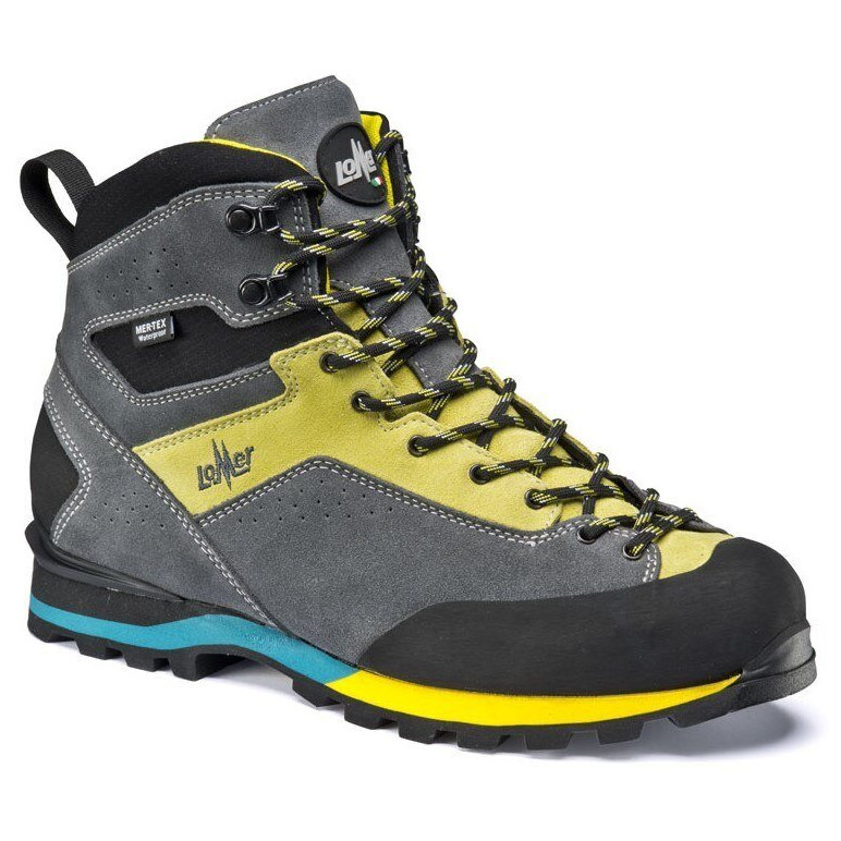 Trekové boty Lomer Badia High Mtx Velikost bot (EU): 42 / Barva: šedá/žlutá