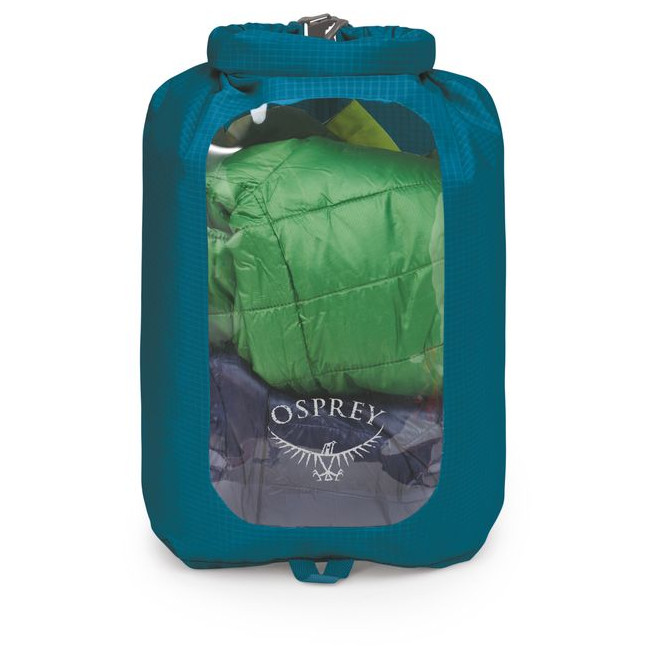 Voděodolný vak Osprey Dry Sack 12 W/Window Barva: modrá
