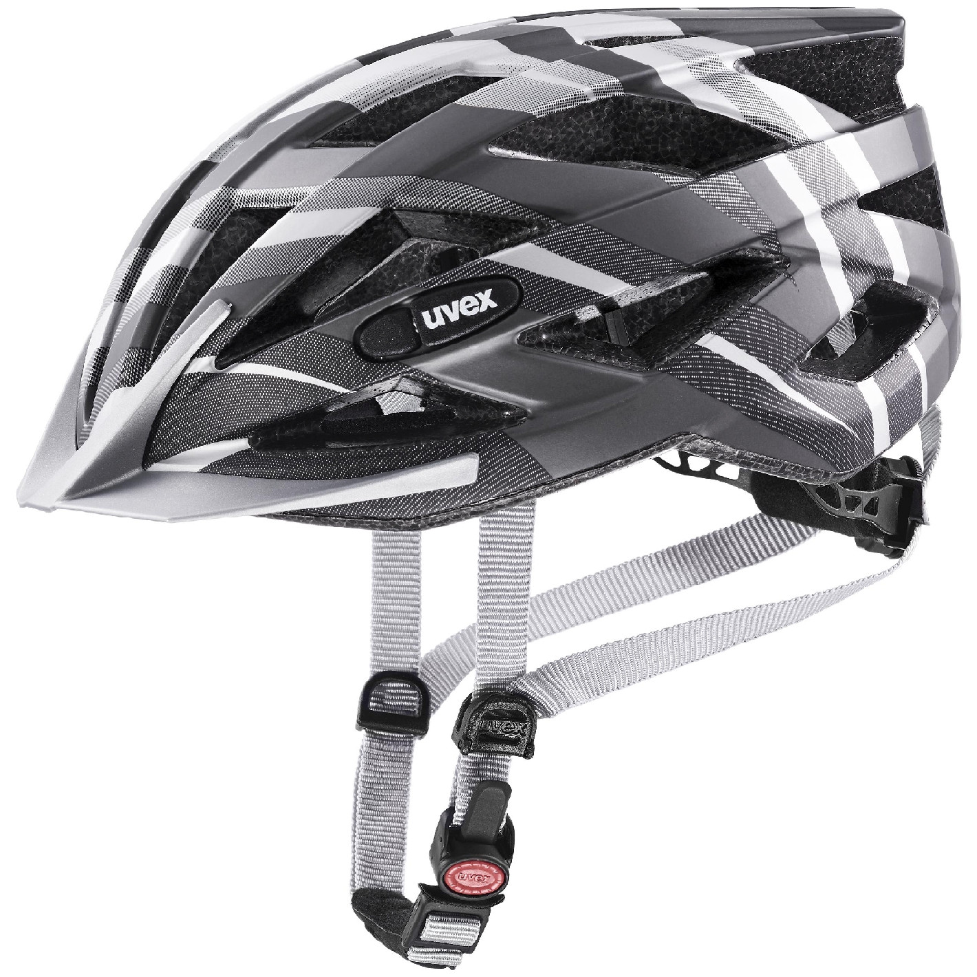 Cyklistická helma Uvex Air Wing Cc Velikost helmy: 52-57 cm / Barva: černá/stříbrná