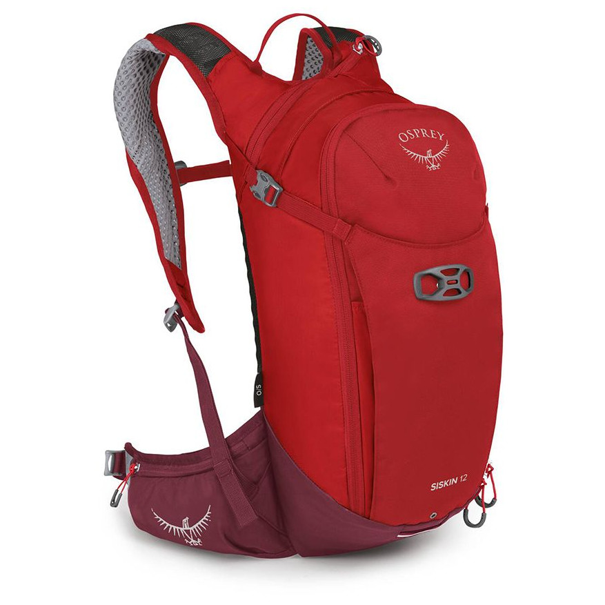 Cyklistický batoh Osprey Siskin 12L Velikost zad batohu: regular / Barva: červená