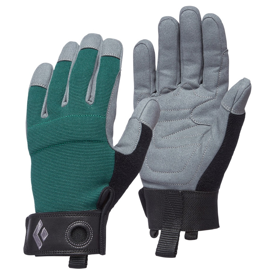 Dámské rukavice Black Diamond Women'S Crag Gloves Velikost rukavic: L / Barva: zelená