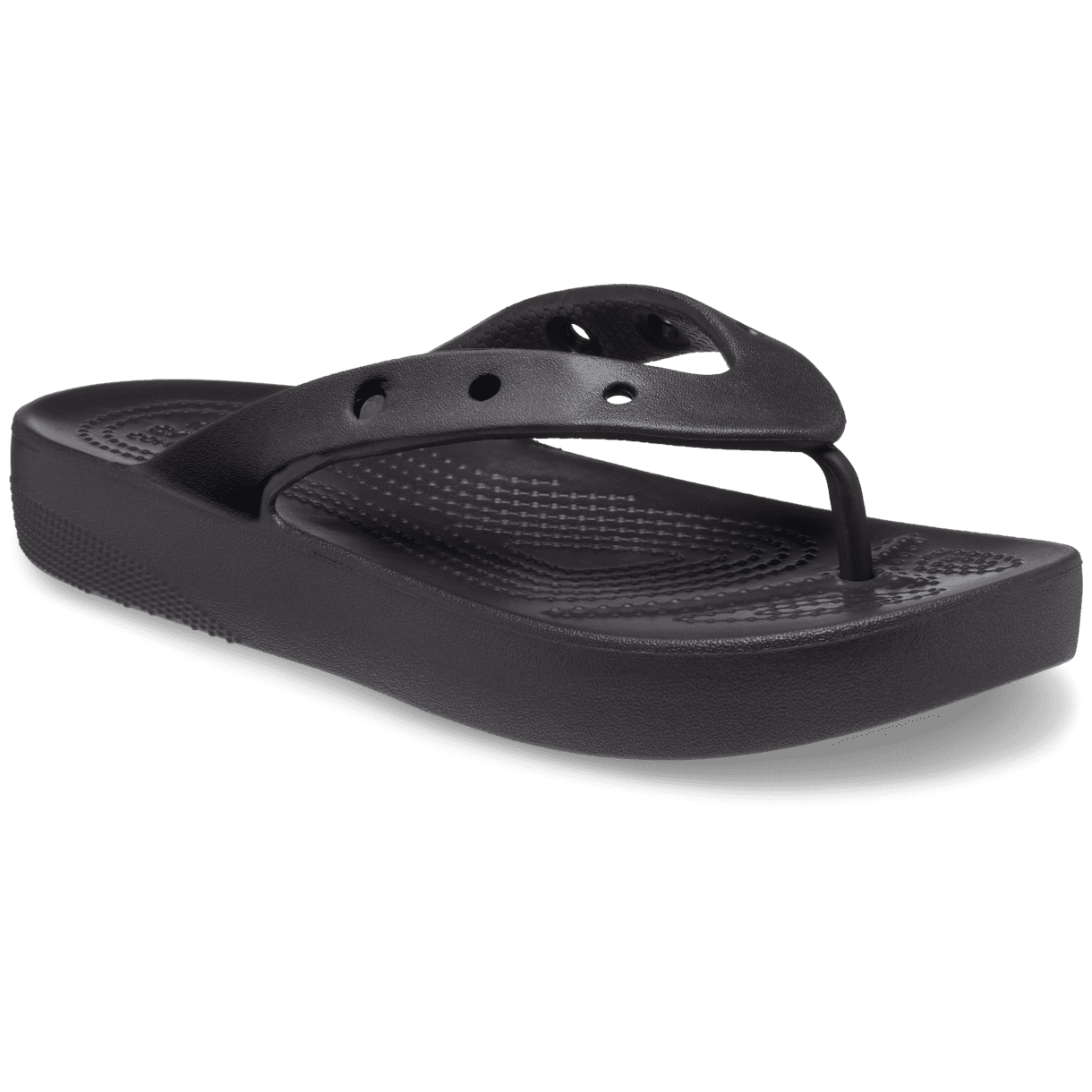 Dámské žabky Crocs Classic Platform Flip W Velikost bot (EU): 38-39 / Barva: černá