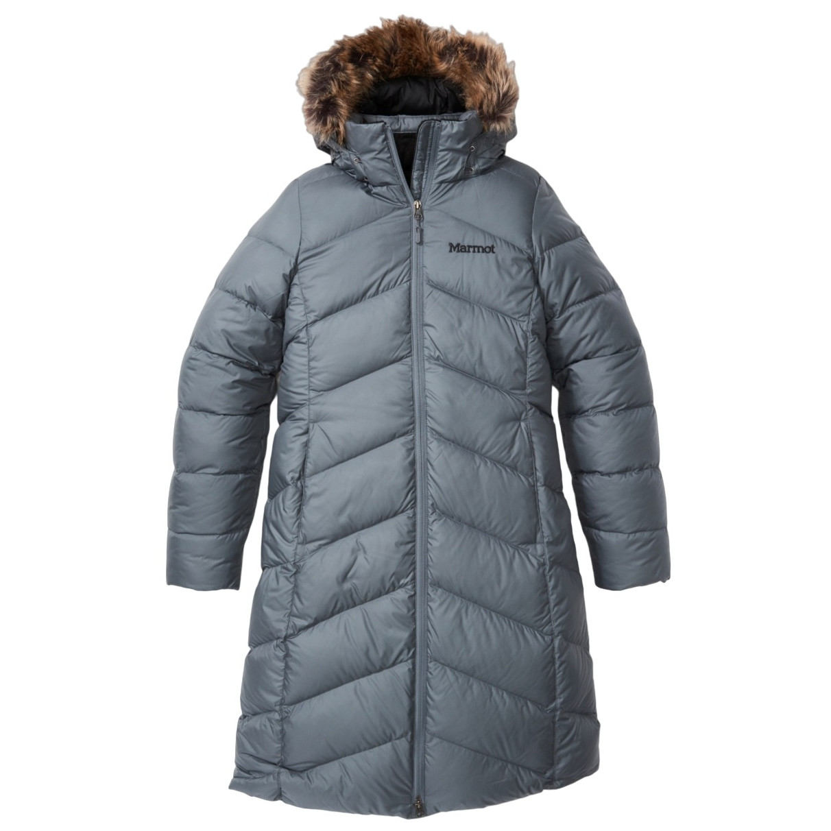 Dámský zimní kabát Marmot Wm's Montreaux Coat Velikost: L / Barva: šedá