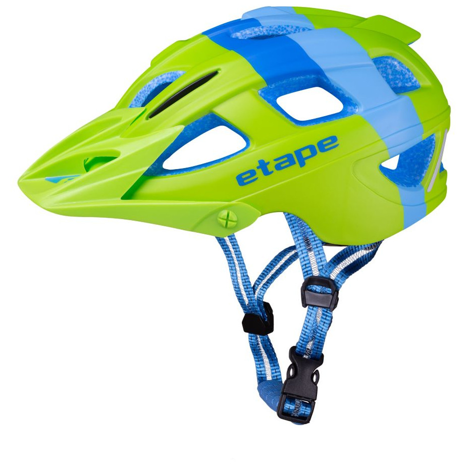 Dětská cyklistická helma Etape Hero Velikost helmy: 48-53 cm / Barva: modrá/zelená
