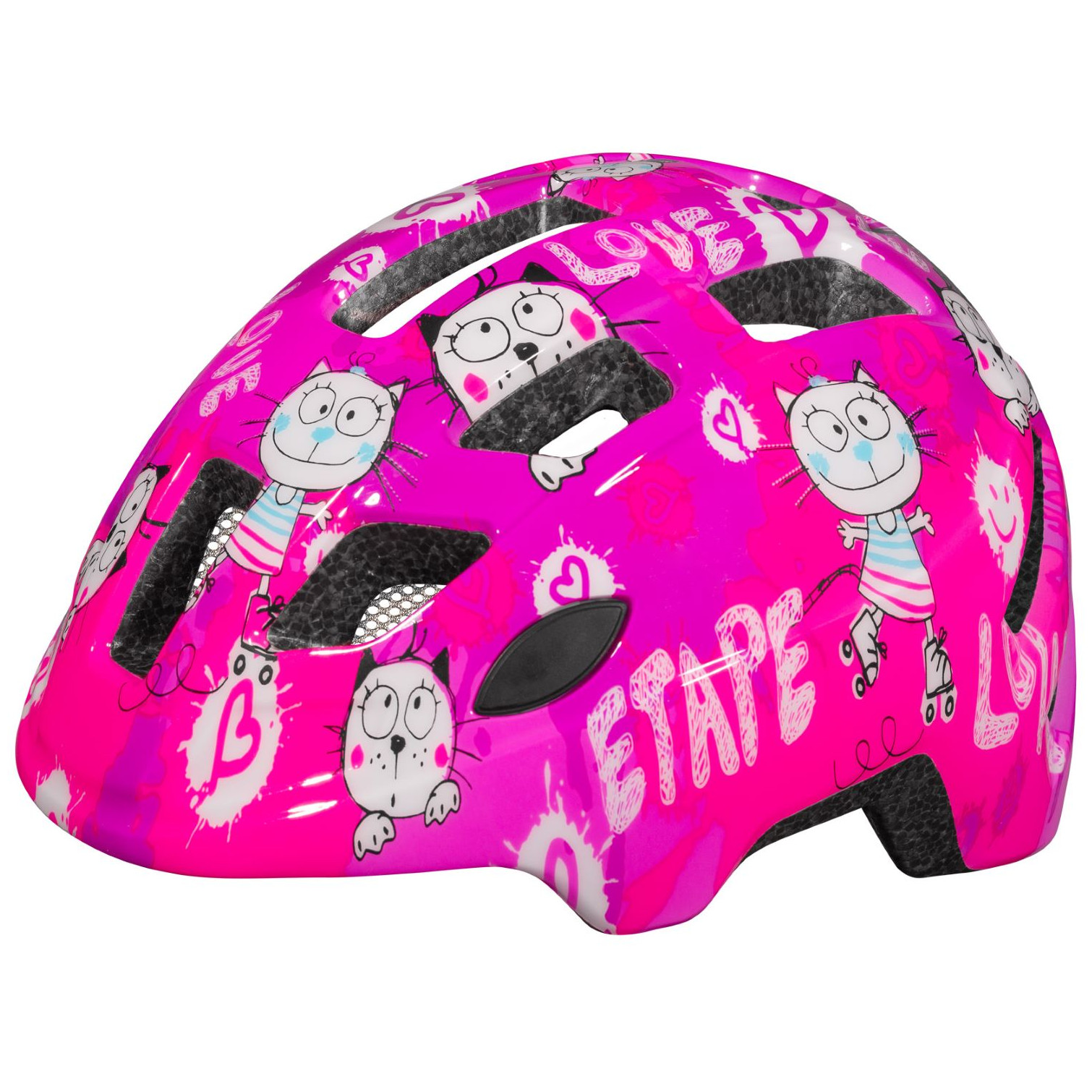 Dětská cyklistická helma Etape Kitty 2.0 Velikost helmy: 52-56 cm / Barva: růžová