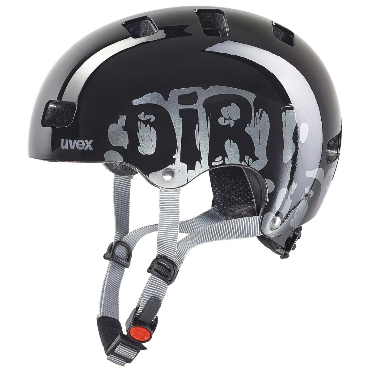 Dětská cyklistická helma Uvex Kid 3 Velikost helmy: 51-55 cm / Barva: černá