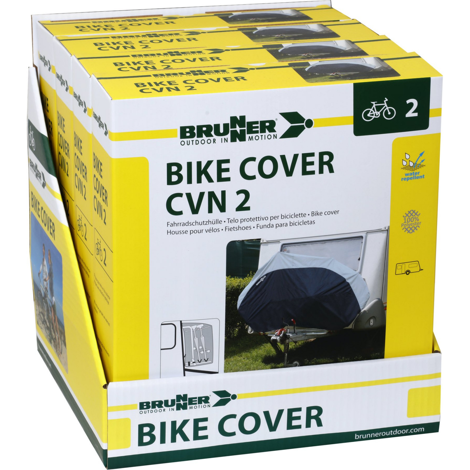 Krycí plachta Brunner Bike Cover CVN 2 Barva: šedá
