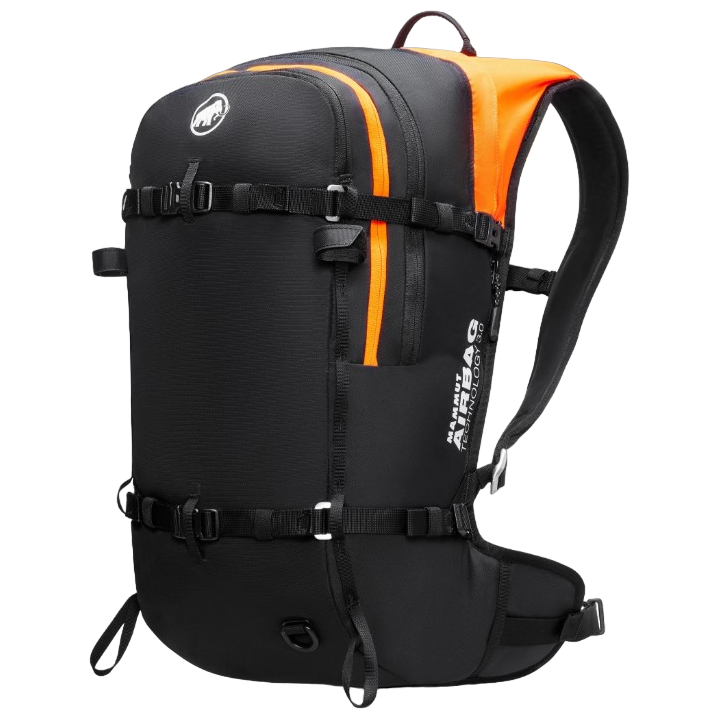 Lavinový batoh Mammut Free 28 Removable Airbag 3.0 Barva: černá/oranžová