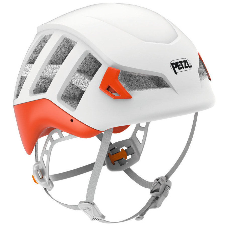 Lezecká helma Petzl Meteor Velikost helmy: 48–58 (S-M) / Barva: bílá/oranžová