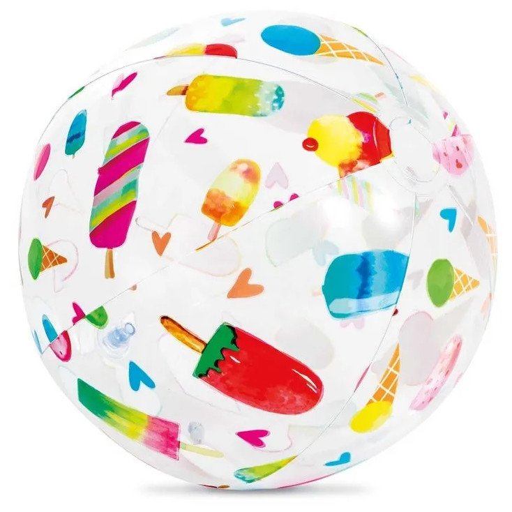 Nafukovací míč Intex Lively Print Balls 59040NP Barva: nanuky