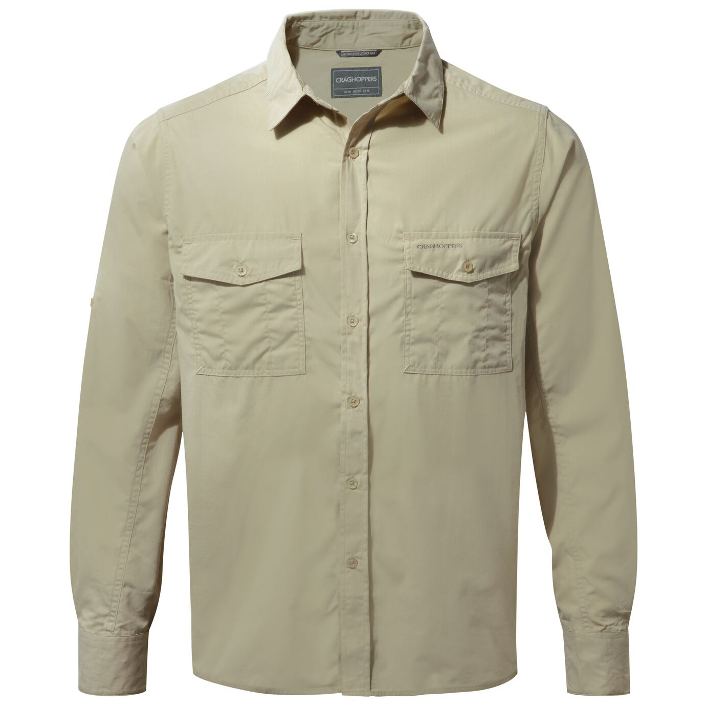 Pánská košile Craghoppers Kiwi Long Sleeved Shirt Velikost: L / Barva: béžová