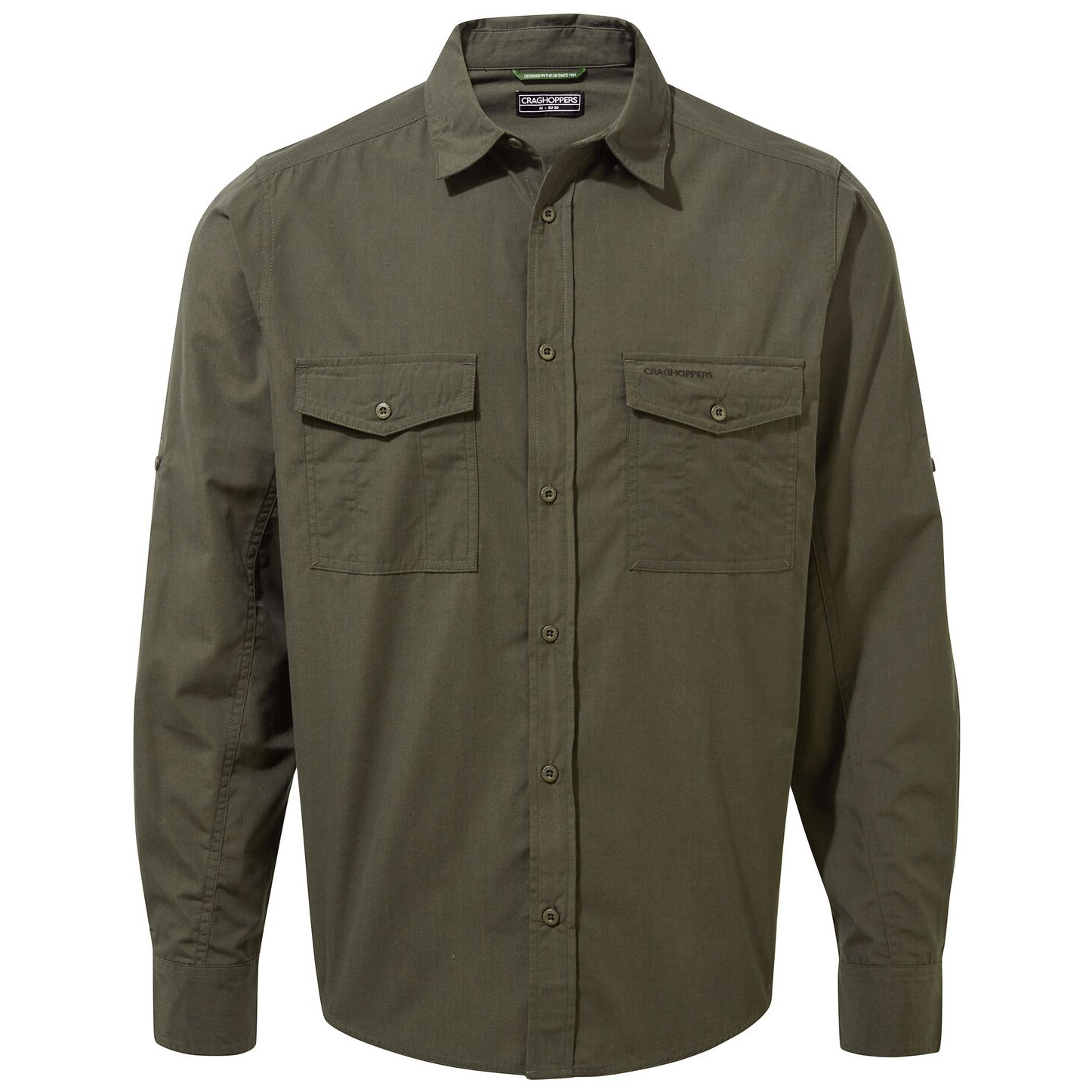Pánská košile Craghoppers Kiwi Long Sleeved Shirt Velikost: L / Barva: zelená