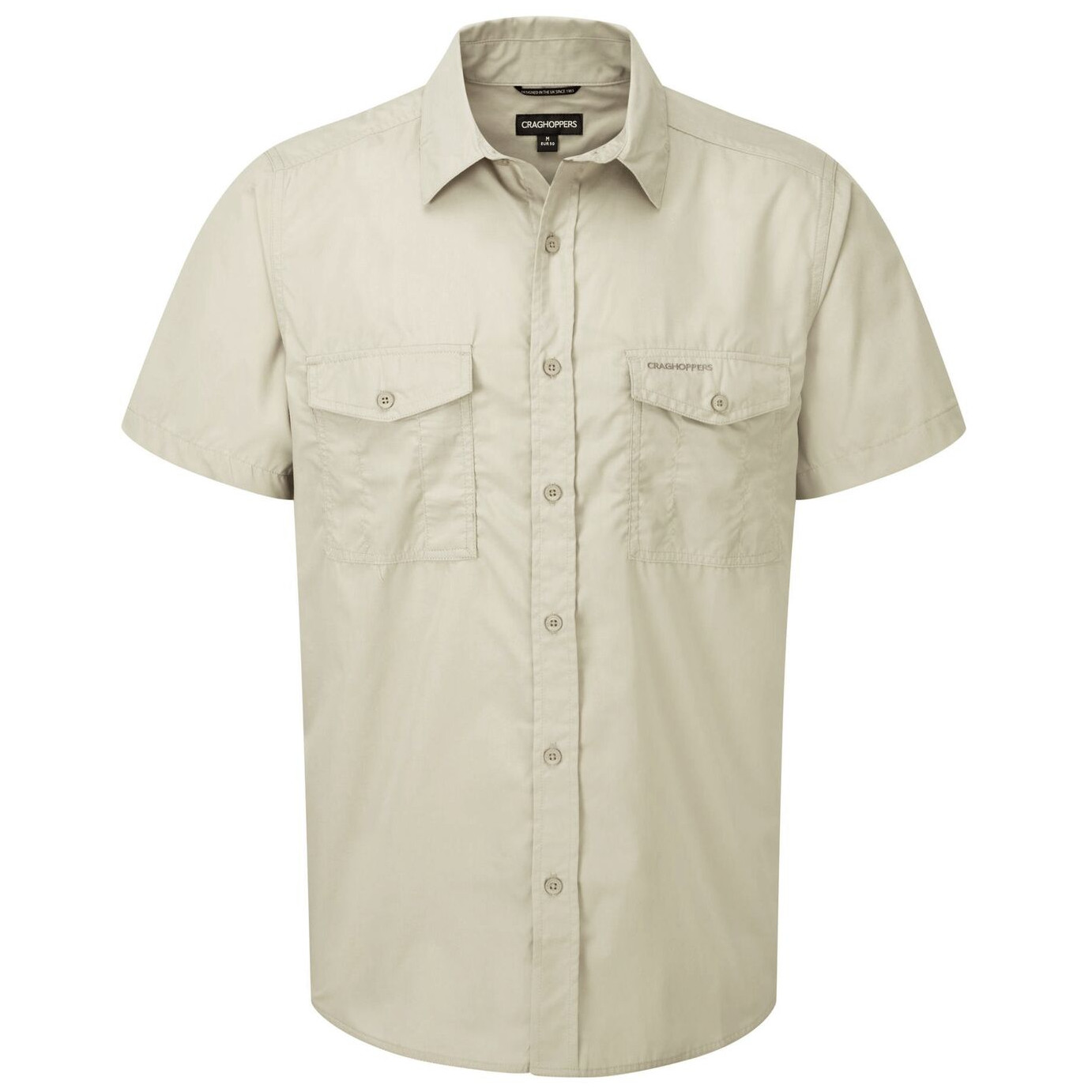 Pánská košile Craghoppers Kiwi Short Sleeved Shirt Velikost: L / Barva: béžová
