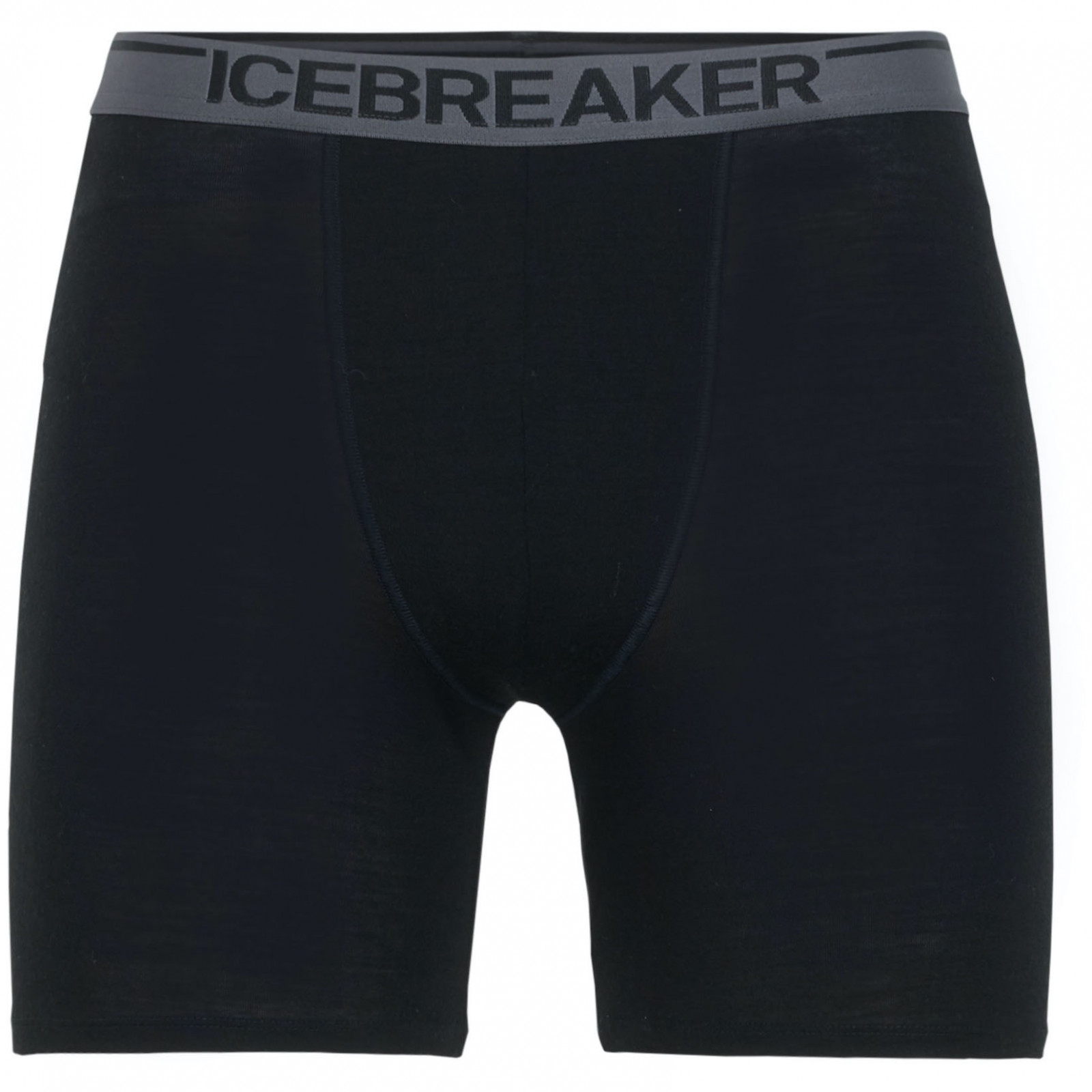 Pánské boxerky Icebreaker Mens Anatomica Long Boxers Velikost: XXL / Barva: černá