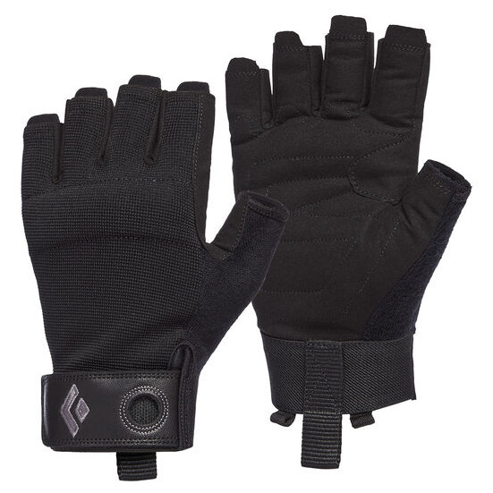 Pánské rukavice Black Diamond Crag Half-Finger Gloves Velikost rukavic: L / Barva: černá