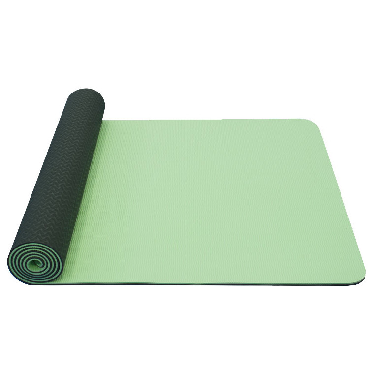 Podložka Yate Yoga Mat dvouvrstvá TPE Barva: zelená / světle zelená