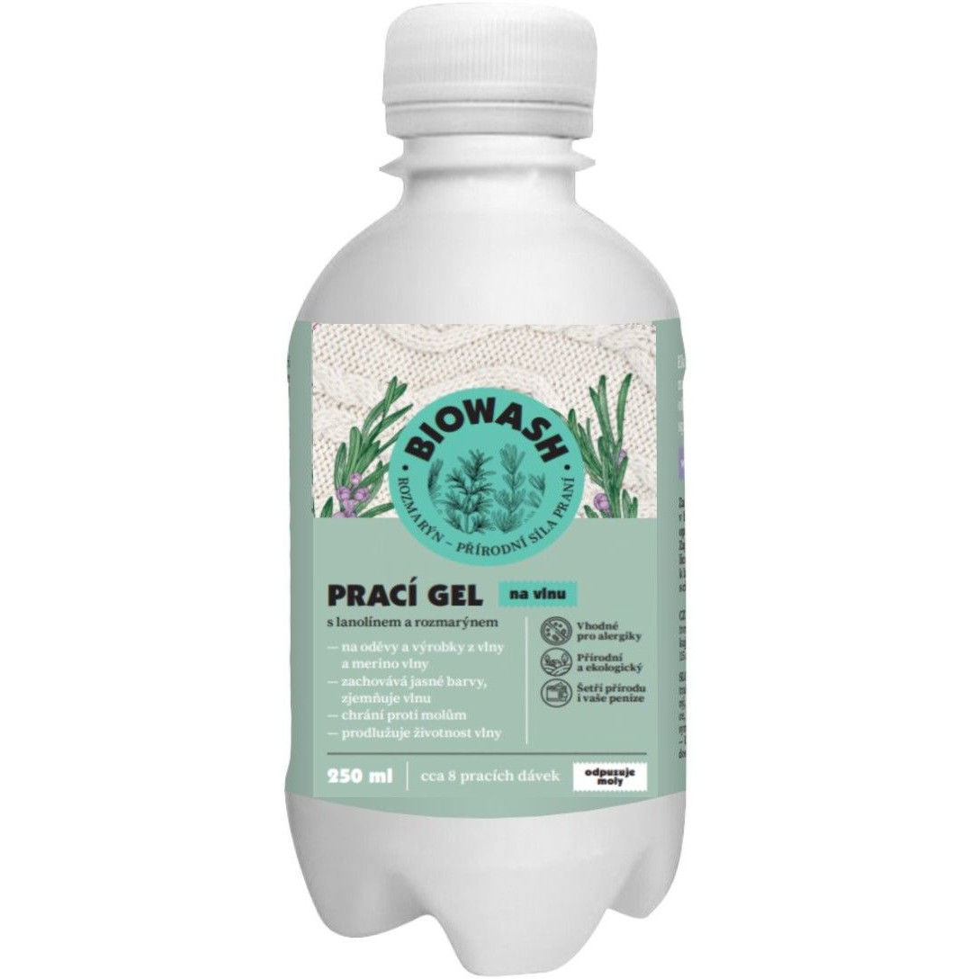 Prací gel Biowash s lanolínem Příchuť: rozmarýn