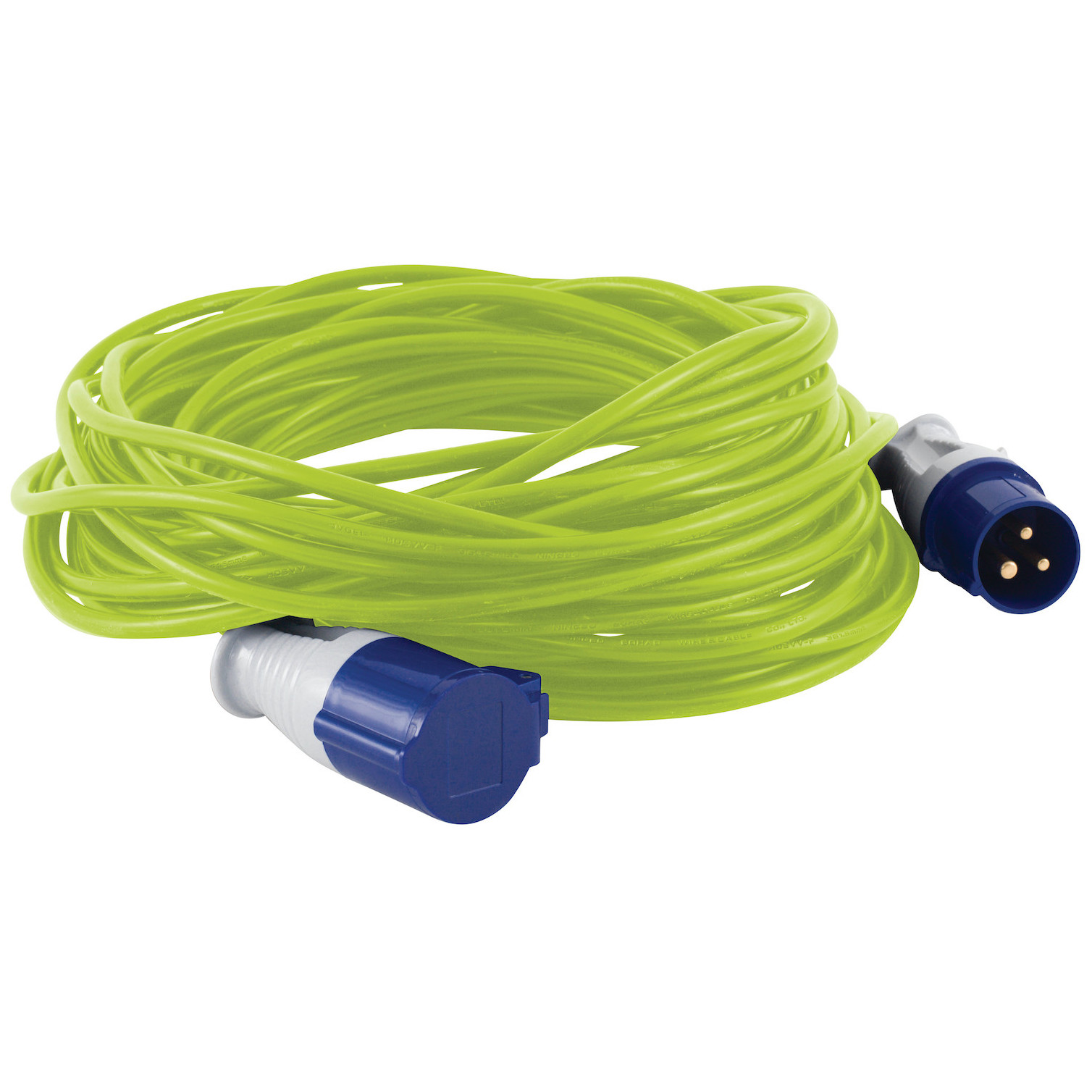 Prodlužovací kabel Outwell Corvus CEE Cable 25 m Barva: zelená