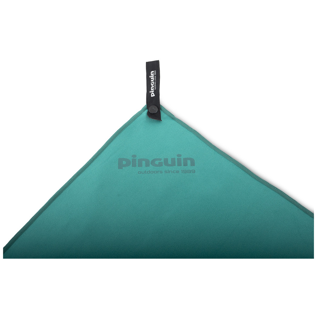 Ručník Pinguin Micro towel Logo L Barva: tyrkysová