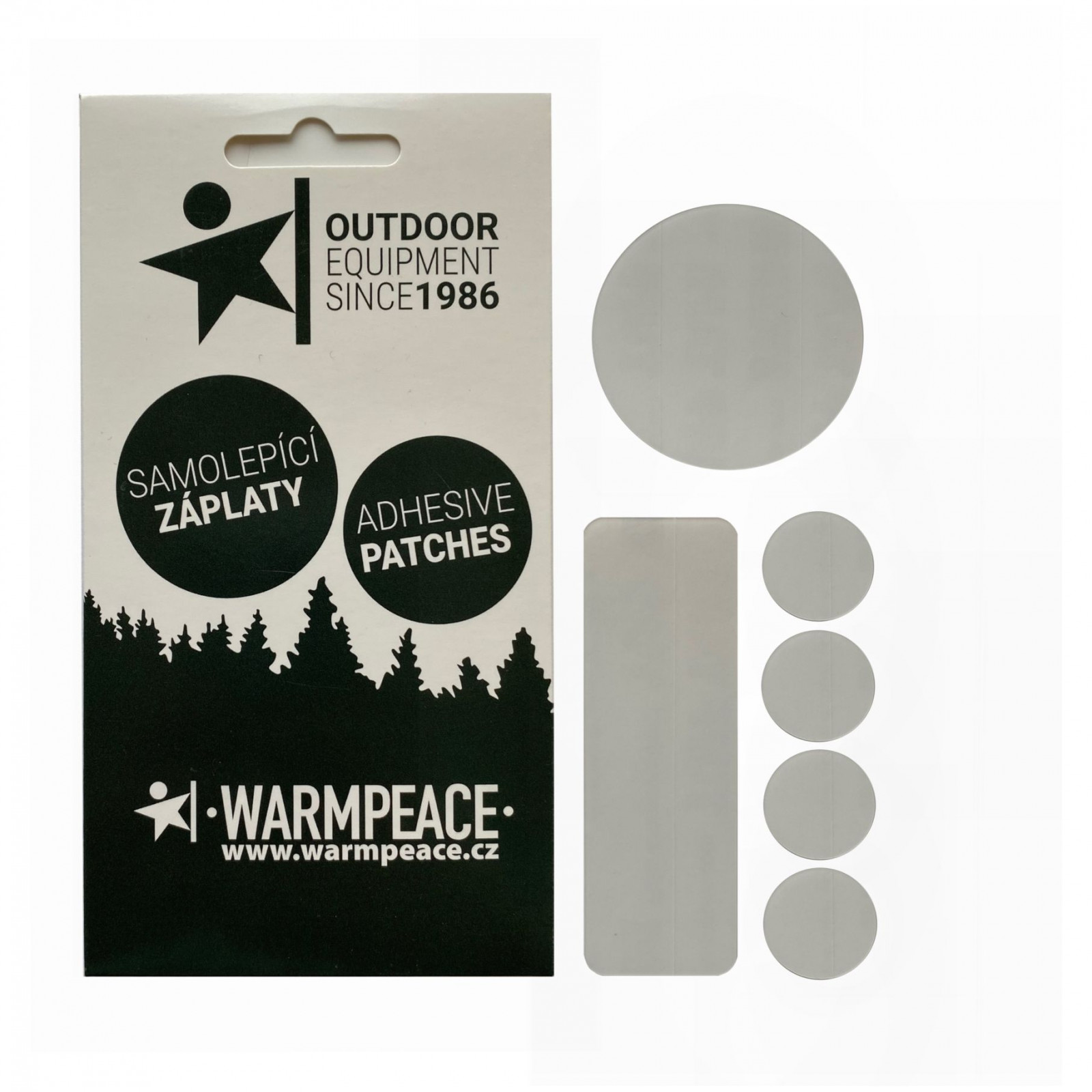 Samolepící záplaty Warmpeace Self Adhesive Patch mix 6 ks