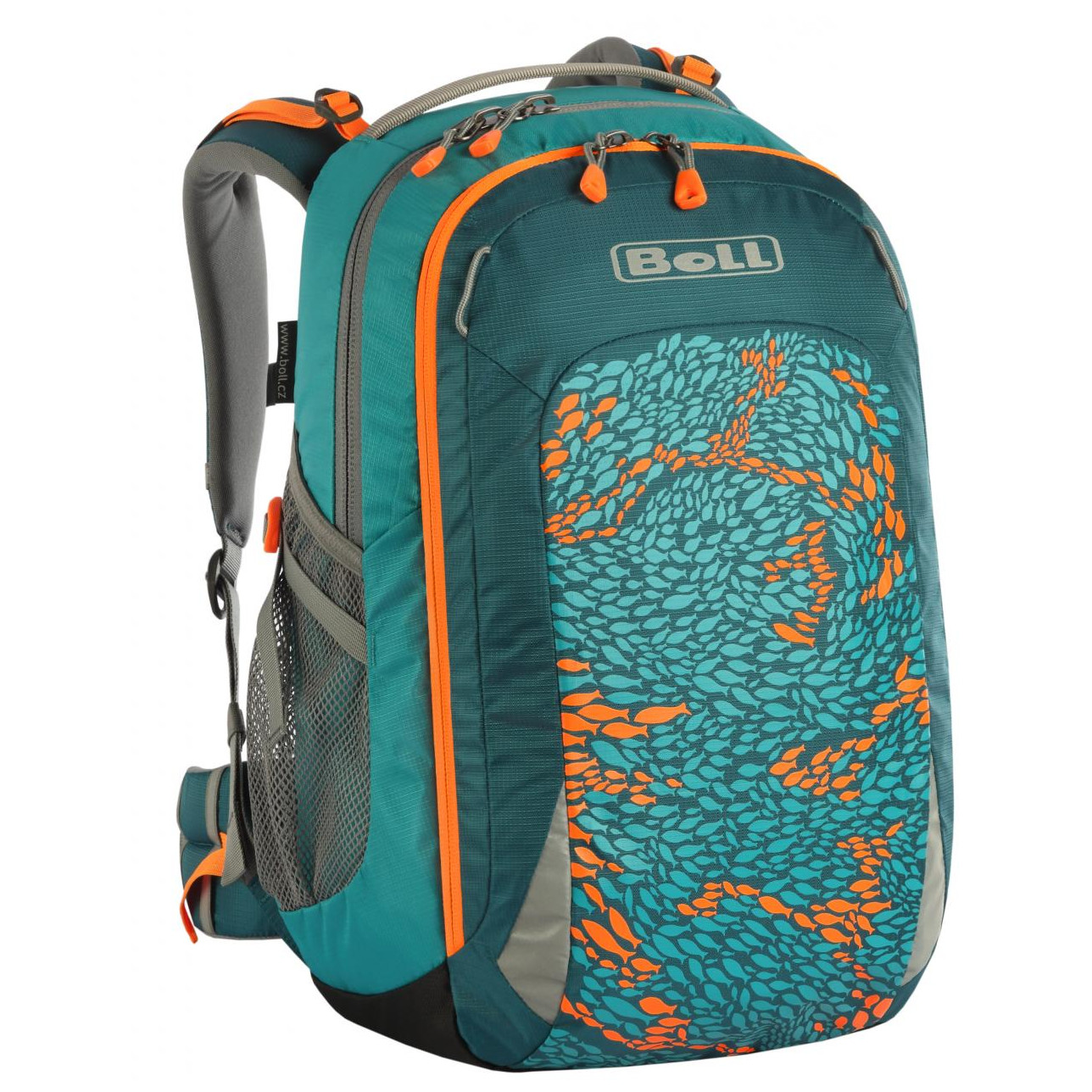 Školní batoh Boll Smart 24 Fish Barva: tyrkysová