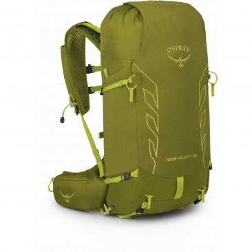 Turistický batoh Osprey Talon Velocity 30 Velikost zad batohu: L/XL / Barva: zelená