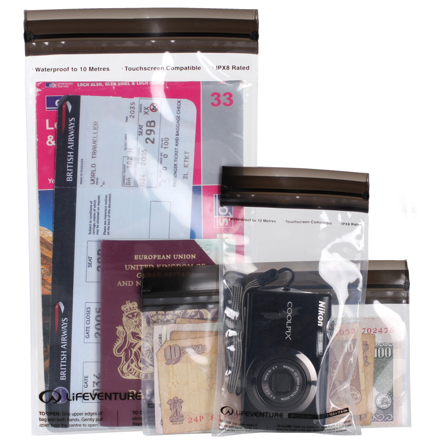 Cestovní pouzdro na doklady LifeVenture DriStore LocTop Bags