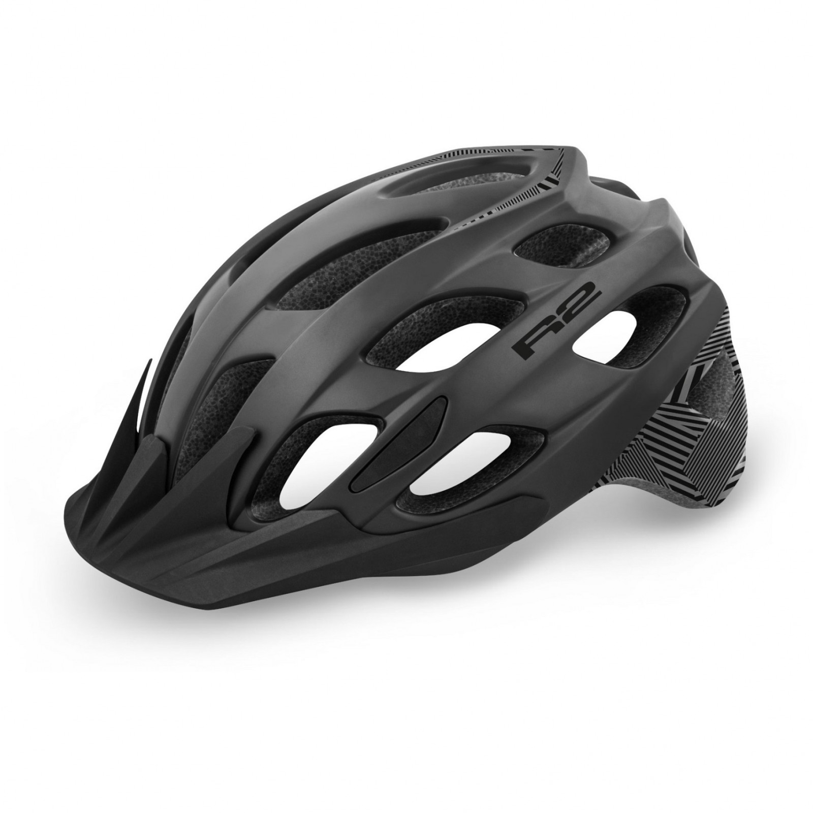 Cyklistická helma R2 Cliff Velikost helmy: 55-58 cm / Barva: černá
