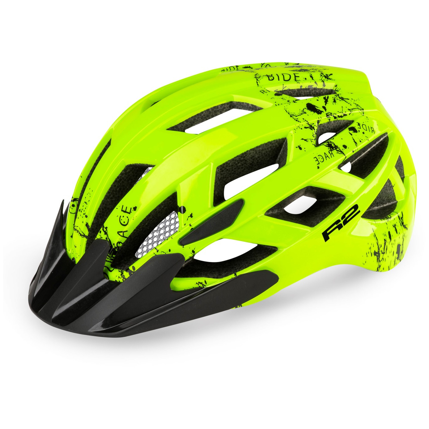 Cyklistická helma R2 Lumen Junior Velikost helmy: 52-56 cm / Barva: žlutá/černá