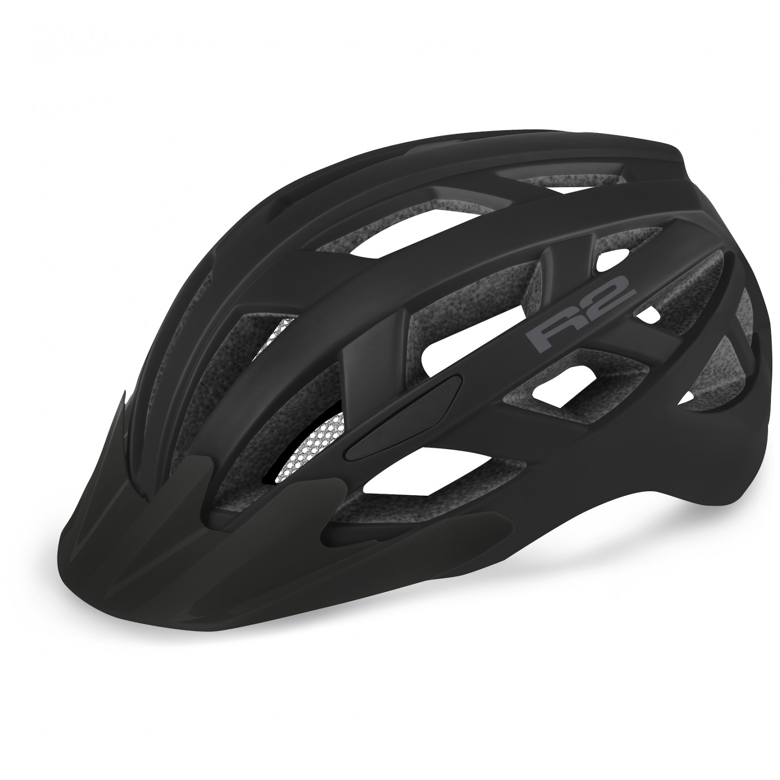 Cyklistická helma R2 Lumen Velikost helmy: 55-59 cm / Barva: černá