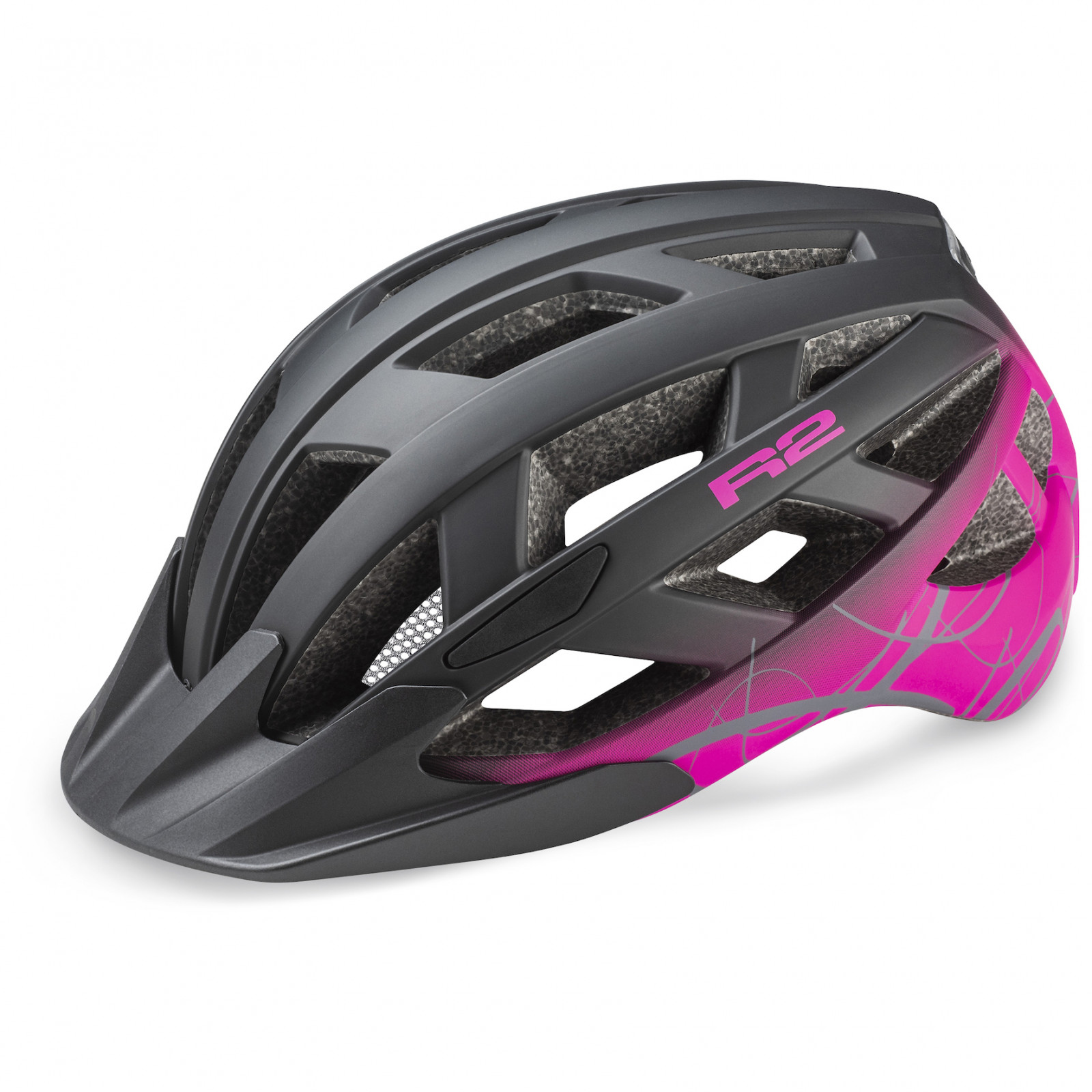 Cyklistická helma R2 Lumen Velikost helmy: 55-59 cm / Barva: růžová
