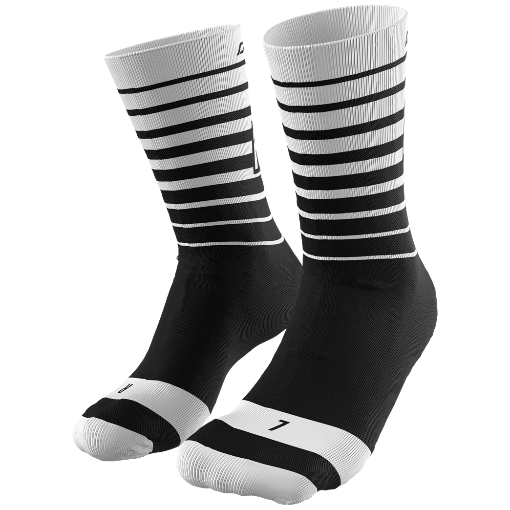 Cyklistické ponožky Dynafit Live To Ride Socks Velikost ponožek: 35-38 / Barva: bílá/černá