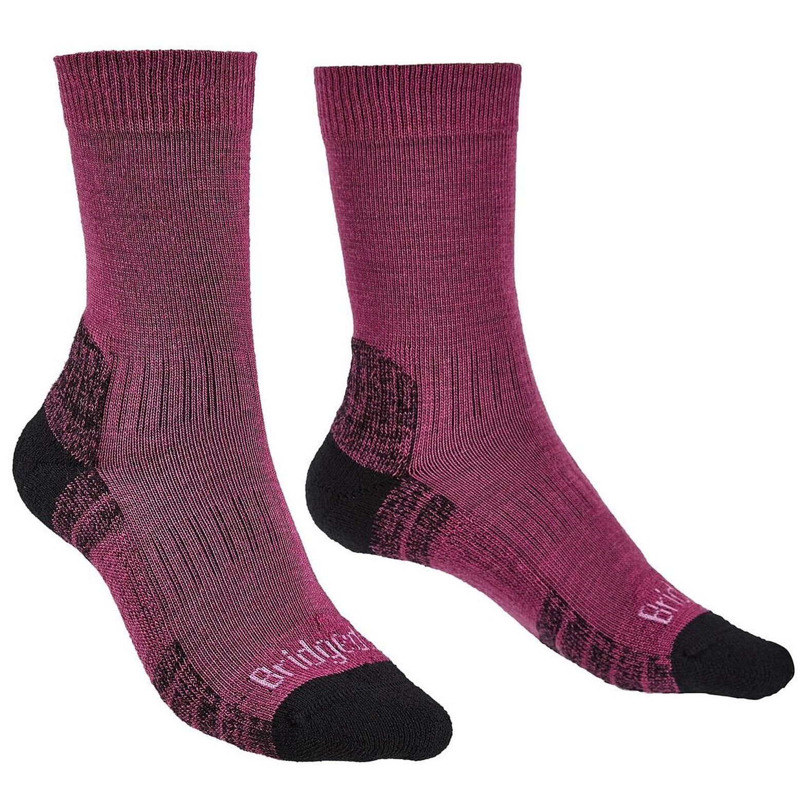 Dámské ponožky Bridgedale Hike LW MP Boot Velikost ponožek: 41-43 / Barva: fialová